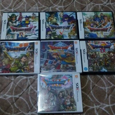 Dragon Quest 4 5 6 7 8 9 11 Nintendo 3DS NDS 7Games set Square Enix DQ Japanese - Image 1 of 4