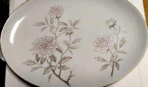 Harmony House Patricia Fine China Platter 16" Long-Rare - Picture 1 of 4
