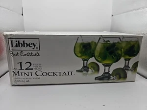 Libbey Just Cocktails Mini Cocktail Glasses 12 5.5 Oz - Picture 1 of 5