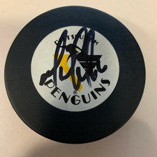 MARIO LEMIEUX auto PITTSBURGH PENGUINS signed autographed puck COA