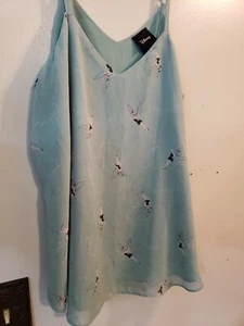 Disney Tinkerbell Sleeveless Polyester Shirt Size 00 - Picture 1 of 3