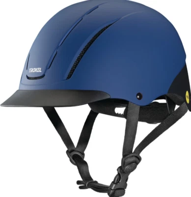 Casco de equitación Troxel Spirit MIPS azul marino Duratec pequeño, NUEVO Foto 1 de 4