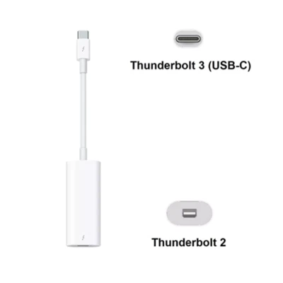 Apple Thunderbolt 3 (USB-C) to Thunderbolt 2 Adapter For MacBook iMac Air Pro - Image 1 of 4
