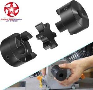 “1/2" to ”3/4" L075 Flexible 3-Piece L-Jaw Coupling Set for Log Splitter Hybrid - Picture 1 of 20
