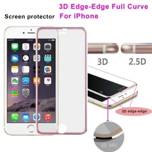 Edge to Edge Metal Titanium Full Screen Protector For iPhone 11 Pro Max 11 XR 7 - Picture 1 of 6