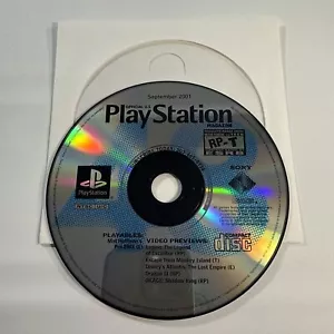Official U.S Playstation Magazine Demo Disc Only September 2001 PS1 Tested - Picture 1 of 4