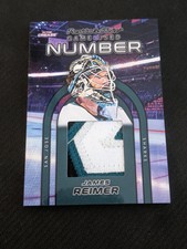 2022 PRESIDENTS CHOICE IN THE CREASE JAMES REIMER GUN-29 #ed 3/10 NUMBER PATCH