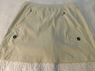 Mujer Jamie Sadock Skinnylicious Air Wear Skort Cálido Bronceado Caqui Talla 14 Foto 1 de 4