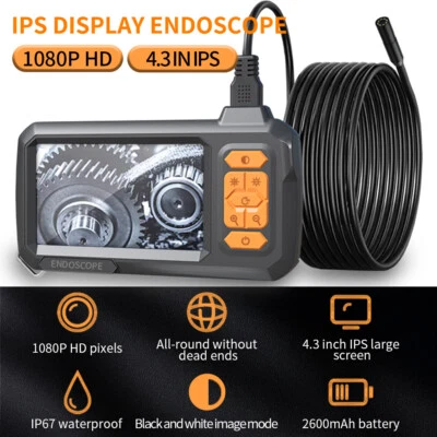 HD 1080P Inspection Sewer Camera Probe Digital Borescope Industrial Endoscope AU - image 1 of 4