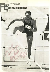 Vintage Roger Kingdom signed Promotion Photo - Olympic Hurdler - Bild 1 von 1