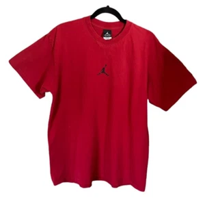 Air Jordan Men T-Shirt Medium Red Standard Fit Jumpman  Short Sleeve Crew Neck - Picture 1 of 4