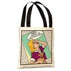 One Bella Casa 70046TT18P 18 in. Forgot to Have Kids Framed Polyester Tote Ba...