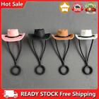 4 Pcs Silicone Cowboy Hat Cute Straw Tip Covers Dust-Proof Drinking Straw Caps