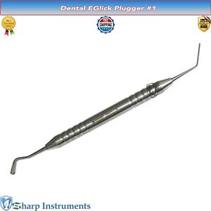 Plugger endodontique dentaire Glick #1 instruments chirurgicaux à canal radiculaire double extrémité