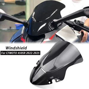 Windshield Windscreen For CFMOTO 450SR 2022-2025 Front Wind Shield Deflectors - Picture 1 of 11