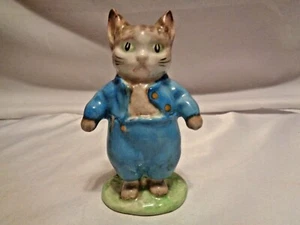 Genuine Gold Oval Original BP2 Beswick England Beatrix Potter Tom Kitten - Picture 1 of 9