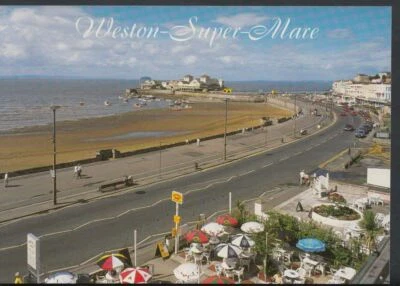 Somerset Postcard - View of Weston-Super-Mare Seafront  RR2885 - Image 1 of 2