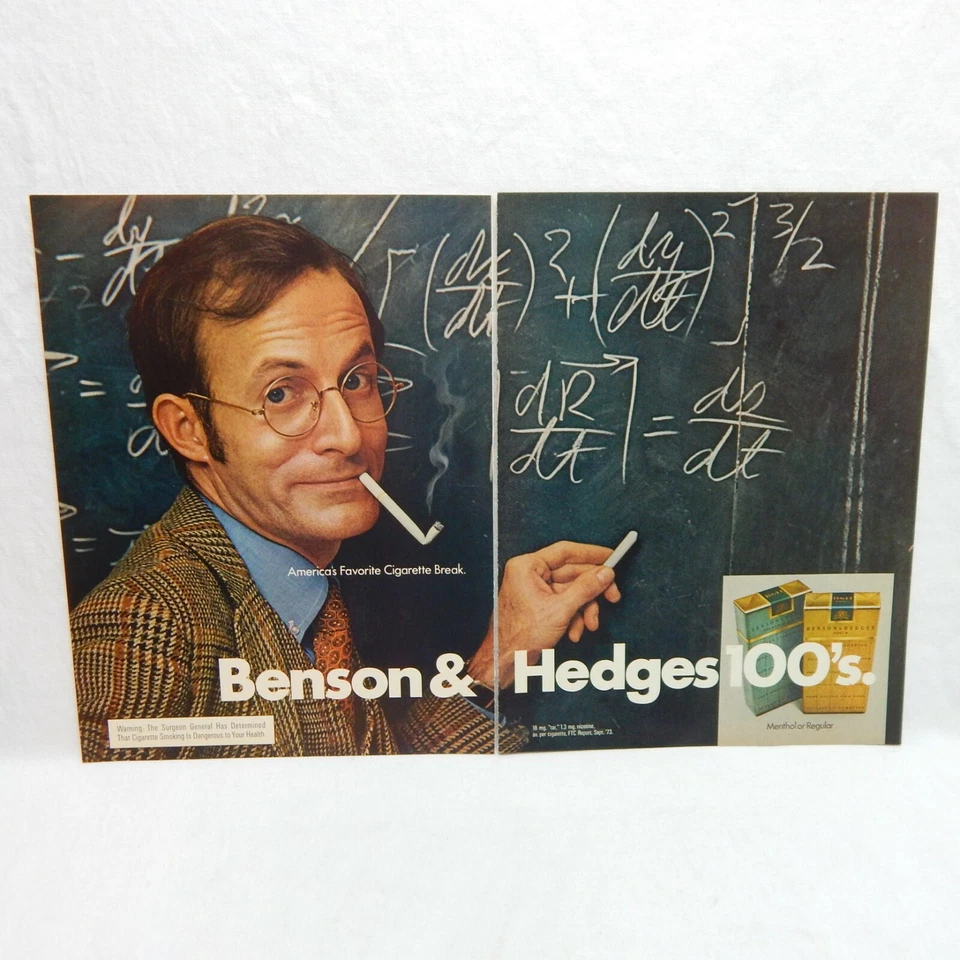 Benson & Hedges 1973 cigarrillo Philip Morris International Inc. anuncio  Foto 1 de 1