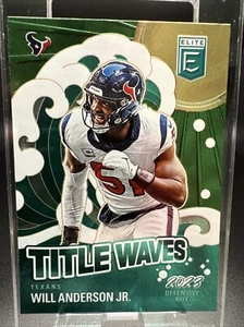 Will Anderson Jr. 2024 Donruss Elite TITLE WAVE Green #6 Houston Texans - Picture 1 of 2