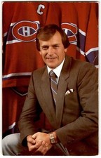 1988-89 Montreal Canadiens Postcards Jean Perron #NNO