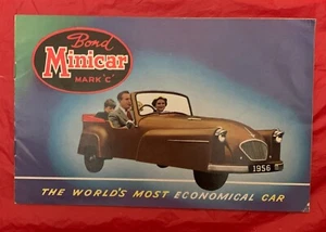 1956 Bond Minicar "MARK C" - Original Car Dealer Sales Brochure / Catalog - Picture 1 of 4
