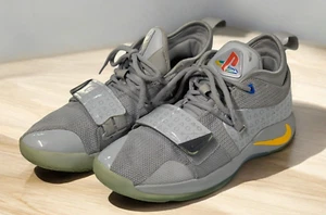 Nike PlayStation x PG Paul George 2.5 Wolf Grey Sneakers/Shoes Size 6Y ~ COOL! - Picture 1 of 21