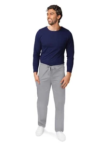 Adar Men Women Medical Nursing Uniform Multi Pocket Scrub Tapered Leg Pants - Picture 1 of 154