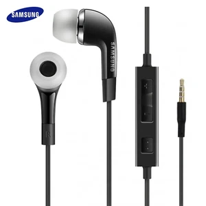 Słuchawki Samsung AUX Headset EHS64 Douszne stereo 3,5 mm Jack Pluck Czarne - Zdjęcie 1 z 4