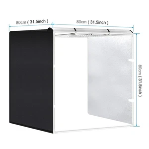 Puluz 80 cm 31 Zoll faltbare tragbare hohe Foto Beleuchtung Studio Box - Bild 1 von 1