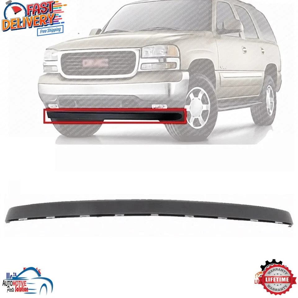 NEW FRONT BUMPER LOWER VALANCE EXTENSION AIR DEFLECTOR FOR 2005-2006 GMC YUKON - Image 1 of 4