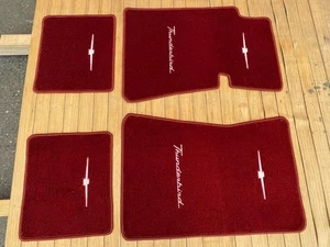 For Ford Thunderbird Floor Mat Mats Carpet Burgundy Set of 4 1964-66 - Picture 1 of 4