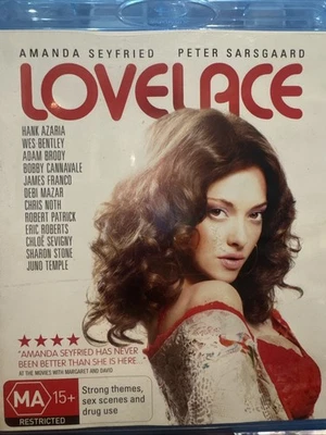 Lovelace (Blu-ray, 2013) Deep Throat Adult Bio Pic - Amanda Seyfried - AS NEW - image 1 of 4