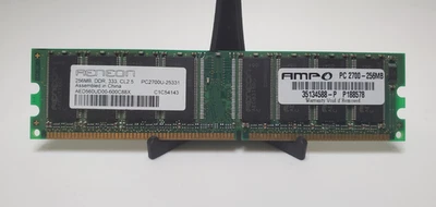 Aeneon 256MB DDR 333MHz PC2700U CL2.5 Desktop RAM – Tested - Image 1 of 2