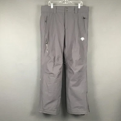 Pantalones Descente Para Hombres XL Gris Aislado Esquí Snowboard Nieve Babero Cintura 20 Entrepierna 35 Foto 1 de 4