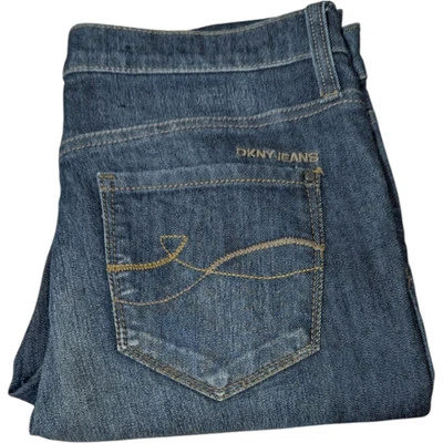 DKNY Jeans Womens size 4 Dark Blue Wash Denim 04 (Measures 32x34) - Image 1 of 4