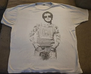 Vintage Baby Blue Elton John Official Concert Merch Tour Shirt XL Classic RARE💙 - Bild 1 von 9