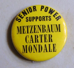 Jimmy Carter 1976 Ohio Senat Kampagne Pin Button Politisch - Bild 1 von 2