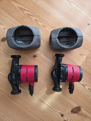 Grundfos 99160420 Umwälzpumpe Alpha1 B 25-60 180 mm, 240 V, rot, schwarz - Bild 1 von 4