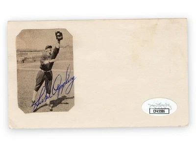 Luke Appling Signed Autograph 3X5 Index Card White Sox Hall of Famer JSA CF45586 - Image 1 of 2