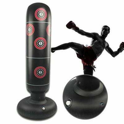 Standboxsack Boxsack Kinder Freistehender Boxsack Kickboxsack Aufblasbar Boxsack - Bild 1 von 4