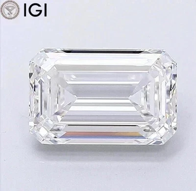 EMERALD 2.02 Ct D Color VS1 Clarity IGI Certified Lab Grown CVD Diamond - Image 1 of 4