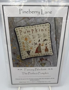 Fancey Blackett The Perfect Pumpkin - Pineberry Lane -NEW Cross Stitch Pattern - Picture 1 of 6