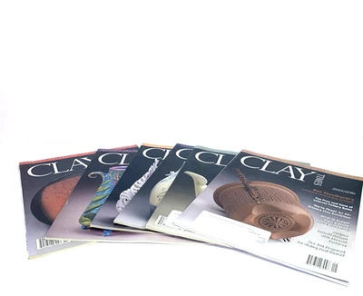 Ken Standhardt Clay Times Mix Lot of 6 Magazines 2008 Clay Art - Image 1 of 4
