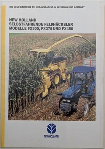 Deutscher Ford New Holland Selbstfahrender Feldhäcksler Prospekt - FX 300, 375 - Bild 1 von 6