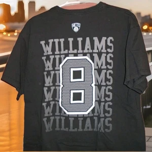 BROOKLYN NETS VINTAGE DERON WILLIAMS JERSEY TSHIRT SIZE XL - Picture 1 of 4