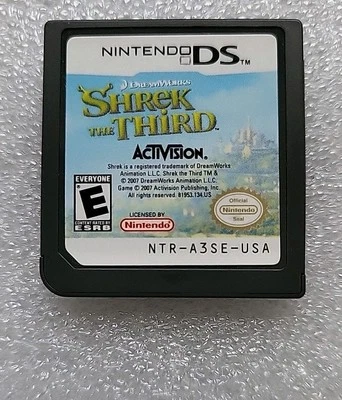 Nintendo DS Shrek The Third Game Only Dreamworks 2007 Activision - Image 1 of 2