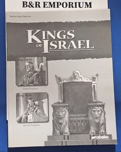 Abeka Bible 9th Grade: Kings Of Israel Quiz/Test Key (2015 Educational Ventures) - Picture 1 of 2