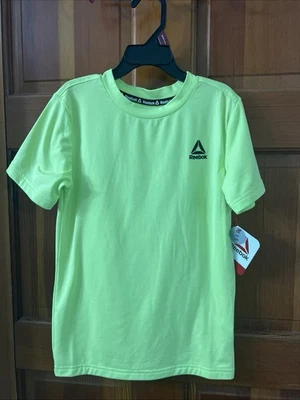 Camiseta Reebok Niño Juvenil Manga Corta, Verde Afilado Talla S (6/7) Nueva Con Etiquetas Foto 1 de 3