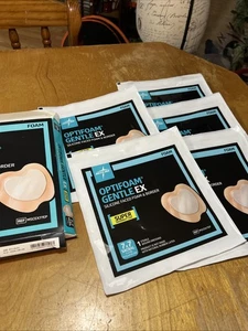 Apósito para heridas estériles sacros Medline Optifoam Gentle EX 7x7 - lote de 5 apósitos - Imagen 1 de 3