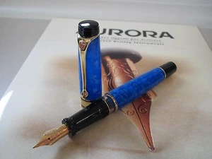 Aurora Mare limited edition 18kt gold nib fountain pen M nib MIB - Picture 1 of 12